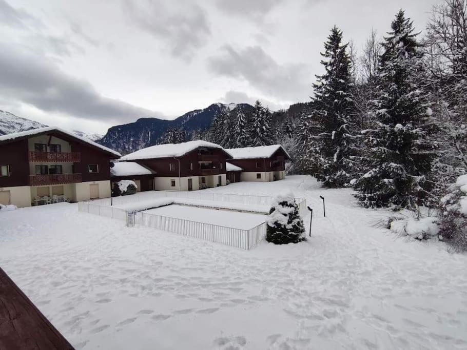 Samoens Residence Grand Tetras 4 Personnes Piscine ภายนอก รูปภาพ